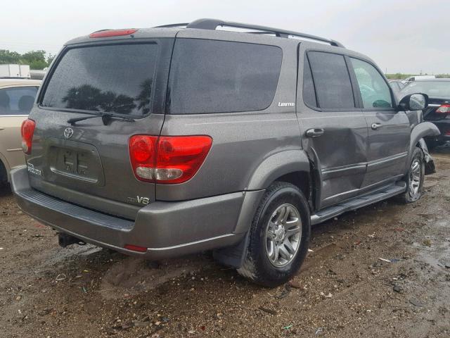 5TDZT38A27S290634 - 2007 TOYOTA SEQUOIA LI GRAY photo 4