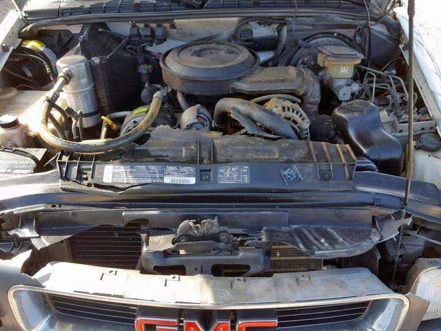 1GTCS14Z2R8514999 - 1994 GMC SONOMA WHITE photo 7