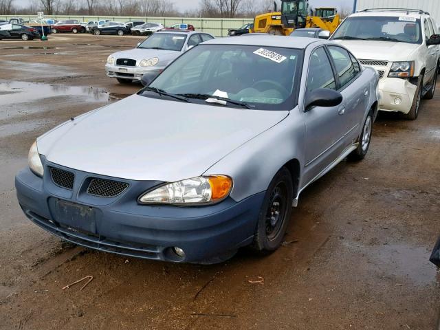 1G2NE52F84M583426 - 2004 PONTIAC GRAND AM S SILVER photo 2