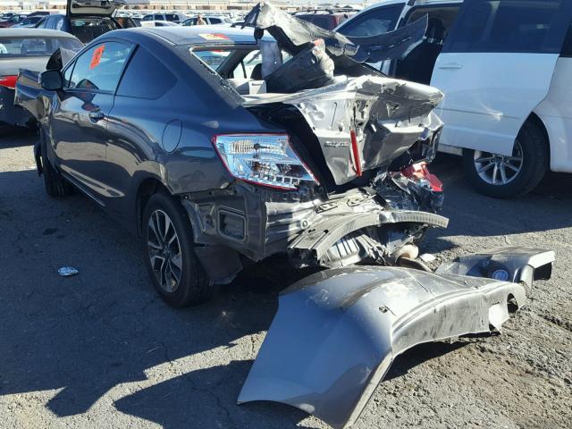 2HGFG3B09DH502920 - 2013 HONDA CIVIC EXL CHARCOAL photo 3