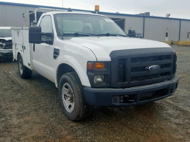 1FDWF30518EC54381 - 2008 FORD F350 SRW S WHITE photo 1