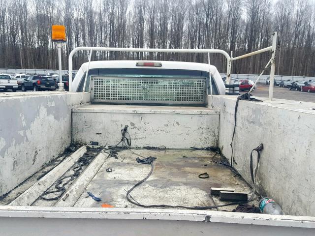 1FDWF30518EC54381 - 2008 FORD F350 SRW S WHITE photo 6