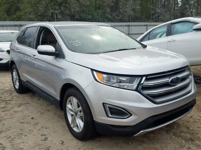 2FMPK3J84GBC39862 - 2016 FORD EDGE SEL SILVER photo 1