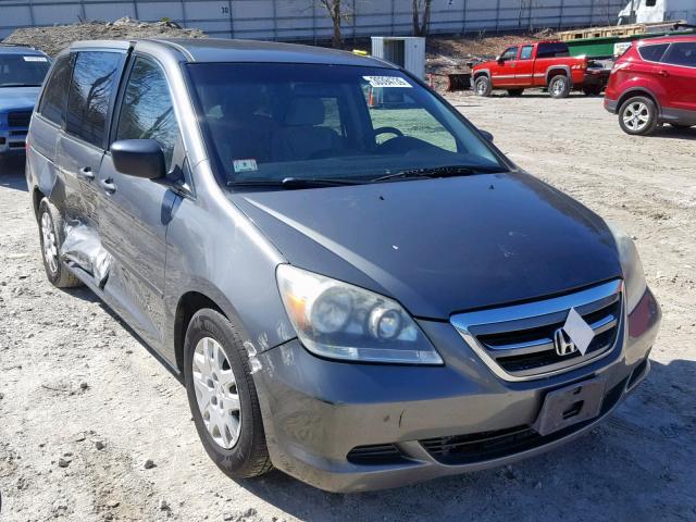 5FNRL38217B079096 - 2007 HONDA ODYSSEY LX GRAY photo 1