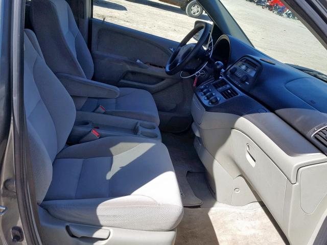 5FNRL38217B079096 - 2007 HONDA ODYSSEY LX GRAY photo 5