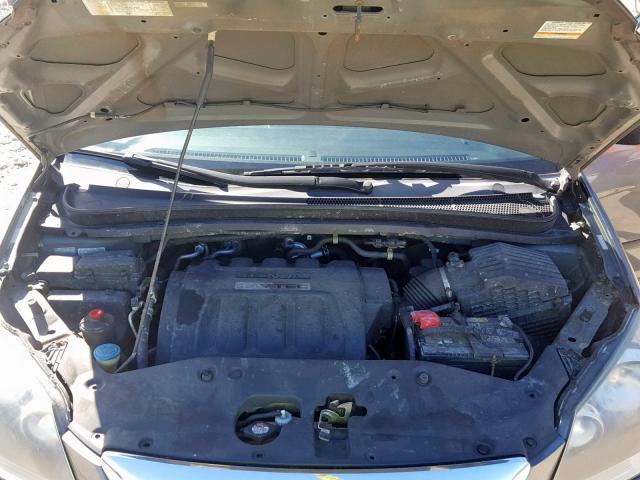 5FNRL38217B079096 - 2007 HONDA ODYSSEY LX GRAY photo 7