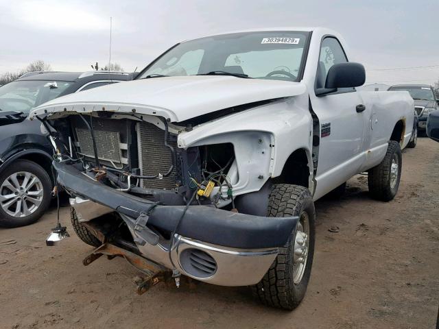 3D7KS26D97G765597 - 2007 DODGE RAM 2500 S WHITE photo 2