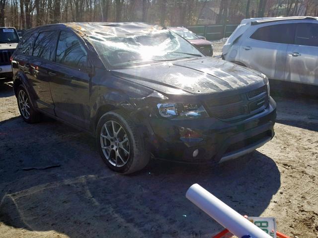 3C4PDCEG2JT439179 - 2018 DODGE JOURNEY GT BLACK photo 1