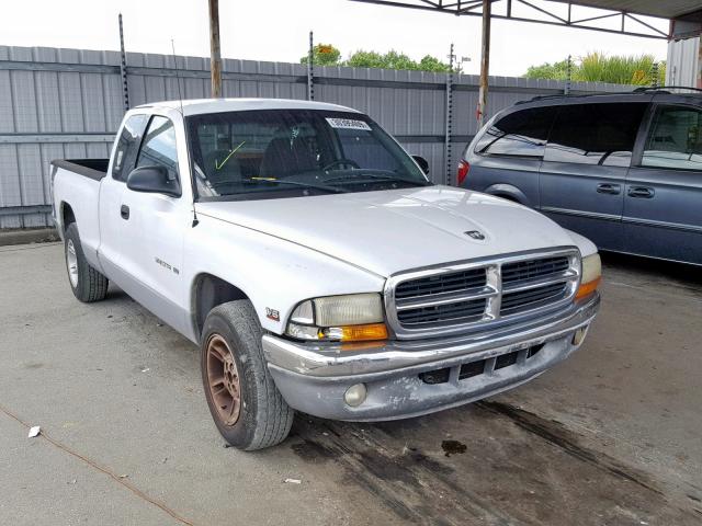 1B7GL22X5XS257987 - 1999 DODGE DAKOTA WHITE photo 1