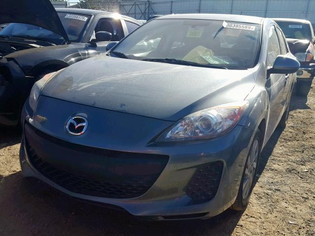 JM1BL1L83C1691143 - 2012 MAZDA 3 I GRAY photo 2