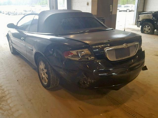 1C3EL75R64N228577 - 2004 CHRYSLER SEBRING GT BLACK photo 3