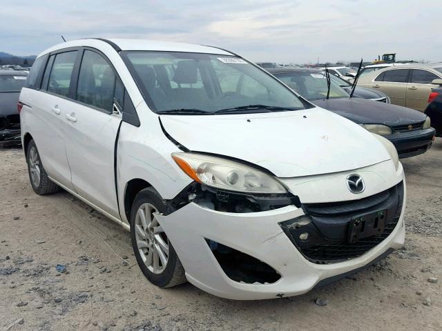 JM1CW2BL0C0111764 - 2012 MAZDA 5 WHITE photo 1