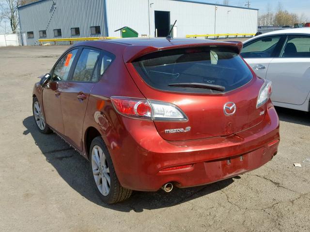 JM1BL1H60A1181899 - 2010 MAZDA 3 S RED photo 3