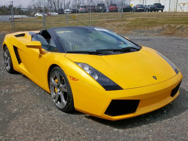 ZHWGU22N17LA04634 - 2007 LAMBORGHINI GALLARDO S YELLOW photo 1