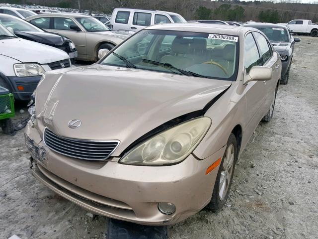 JTHBA30G365163109 - 2006 LEXUS ES 330 GOLD photo 2