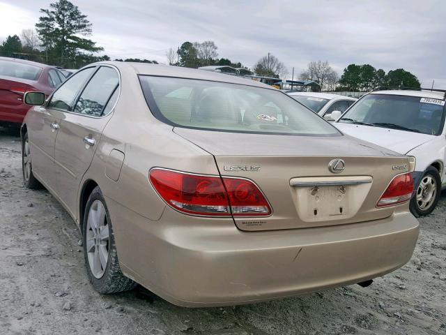 JTHBA30G365163109 - 2006 LEXUS ES 330 GOLD photo 3