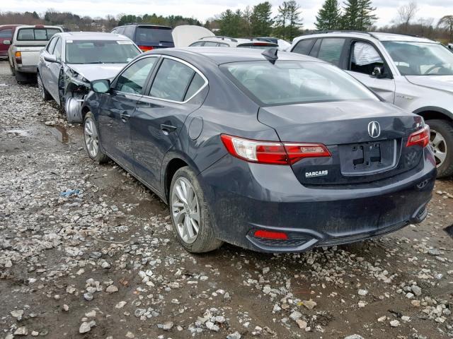 19UDE2F76GA011514 - 2016 ACURA ILX PREMIU GRAY photo 3