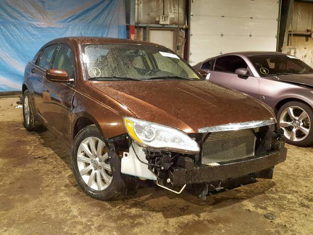 1C3CCBBBXCN298843 - 2012 CHRYSLER 200 TOURIN BROWN photo 1