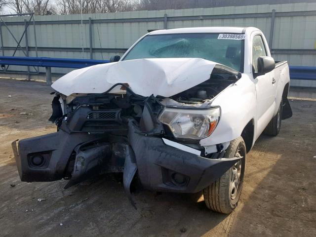 5TFNX4CN9DX024441 - 2013 TOYOTA TACOMA WHITE photo 2