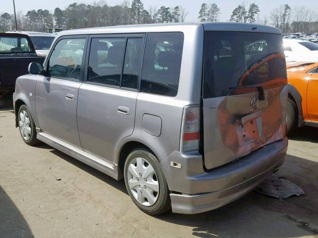 JTLKT324264095054 - 2006 TOYOTA SCION XB 银色 照片 3