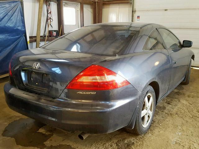 1HGCM71614A800420 - 2004 HONDA ACCORD EX BLUE photo 4