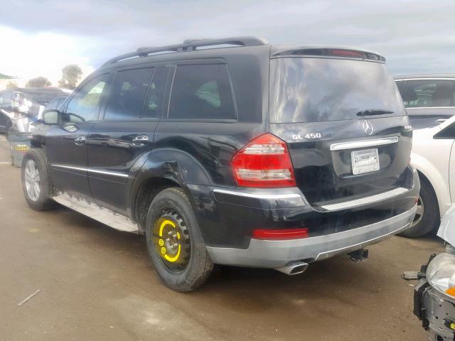 4JGBF71E28A326443 - 2008 MERCEDES-BENZ GL 450 4MA BLACK photo 3