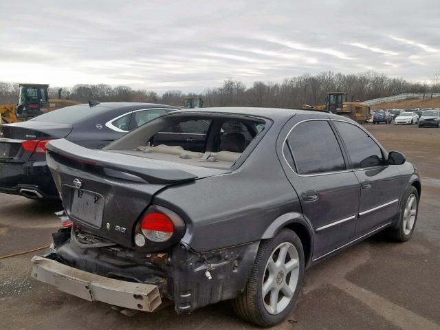 JN1CA31D51T619645 - 2001 NISSAN MAXIMA GXE GRAY photo 4