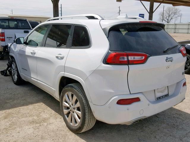 1C4PJLJS0HW596278 - 2017 JEEP CHEROKEE O WHITE photo 3