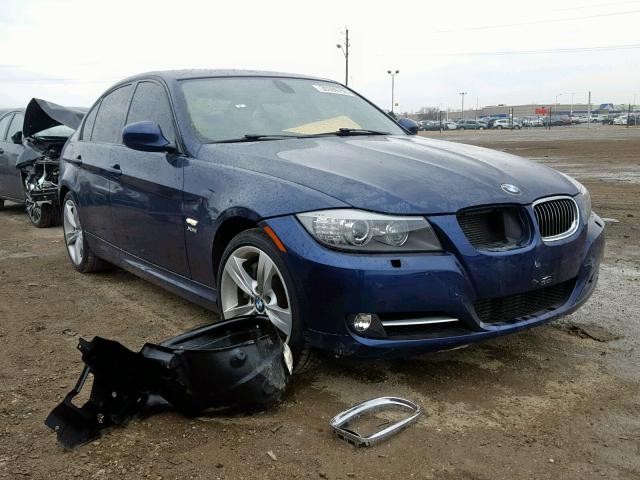 WBAPL5C52BA921656 - 2011 BMW 335 XI BLUE photo 1