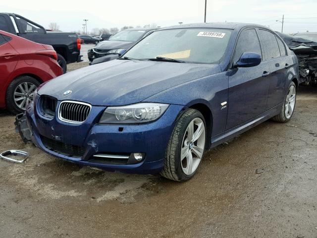 WBAPL5C52BA921656 - 2011 BMW 335 XI BLUE photo 2