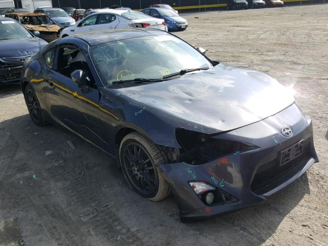 JF1ZNAA12D1700825 - 2013 TOYOTA SCION FR-S GRAY photo 1