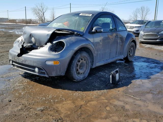 3VWCK21CX4M410297 - 2004 VOLKSWAGEN NEW BEETLE ნაცრისფერი ფოტო 2