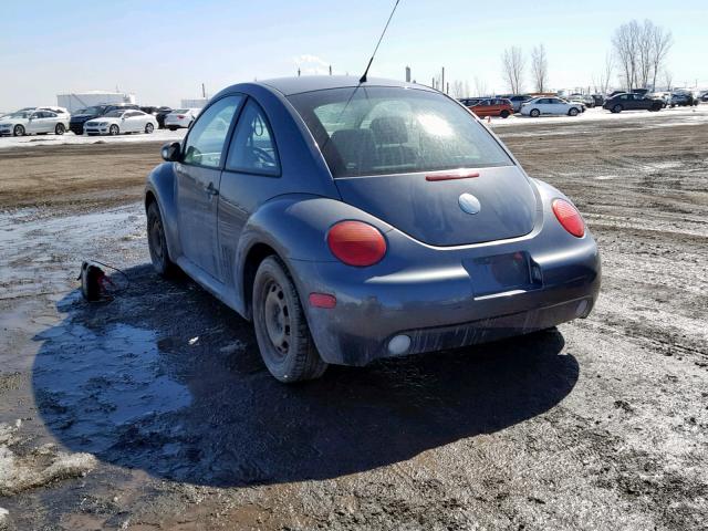 3VWCK21CX4M410297 - 2004 VOLKSWAGEN NEW BEETLE ნაცრისფერი ფოტო 3