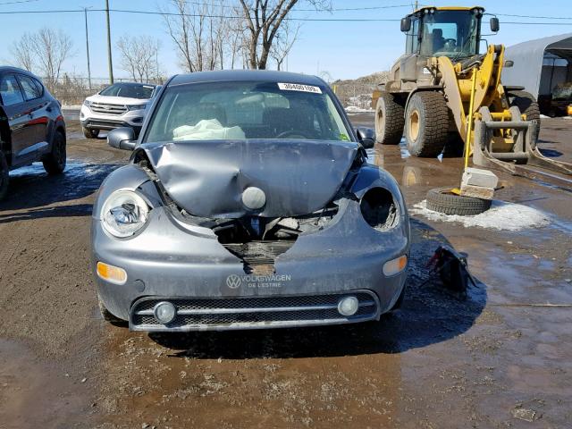 3VWCK21CX4M410297 - 2004 VOLKSWAGEN NEW BEETLE ნაცრისფერი ფოტო 9