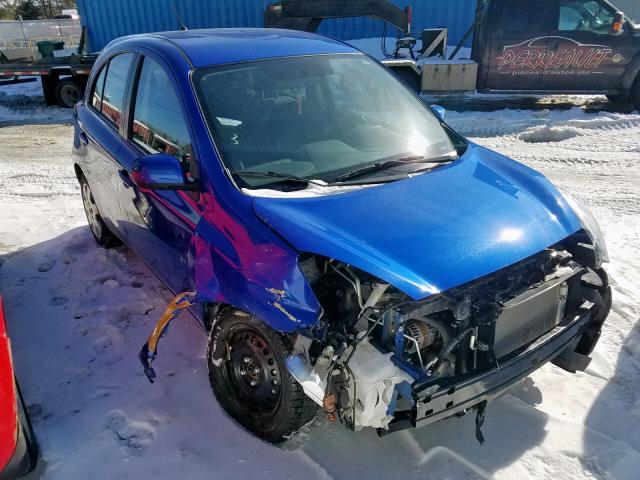 3N1CK3CP0HL253158 - 2017 NISSAN MICRA BLUE photo 1