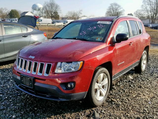 1J4NF1FB9BD193869 - 2011 JEEP COMPASS SP Қызыл фото 2