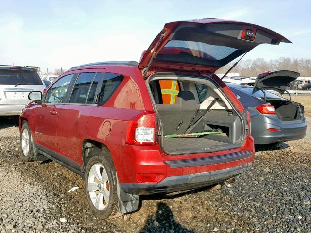 1J4NF1FB9BD193869 - 2011 JEEP COMPASS SP Қызыл фото 3