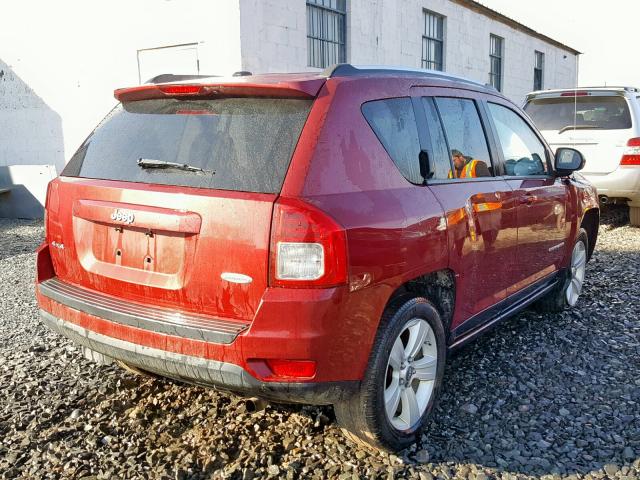 1J4NF1FB9BD193869 - 2011 JEEP COMPASS SP Қызыл фото 4