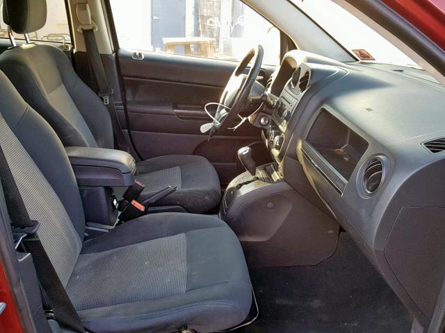 1J4NF1FB9BD193869 - 2011 JEEP COMPASS SP Қызыл фото 5