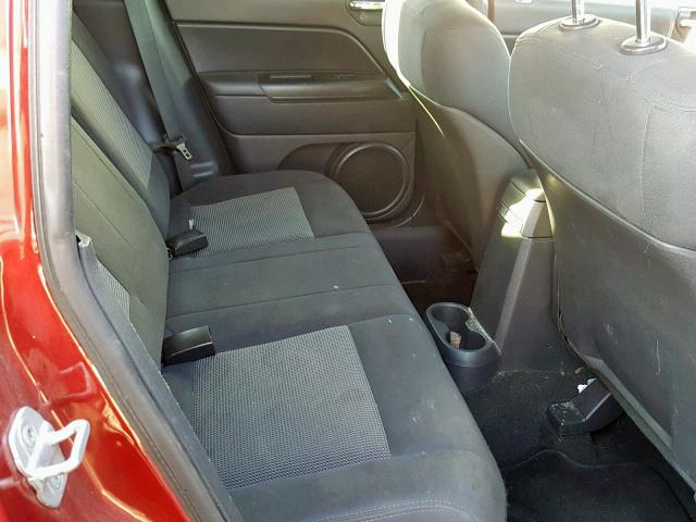 1J4NF1FB9BD193869 - 2011 JEEP COMPASS SP Қызыл фото 6