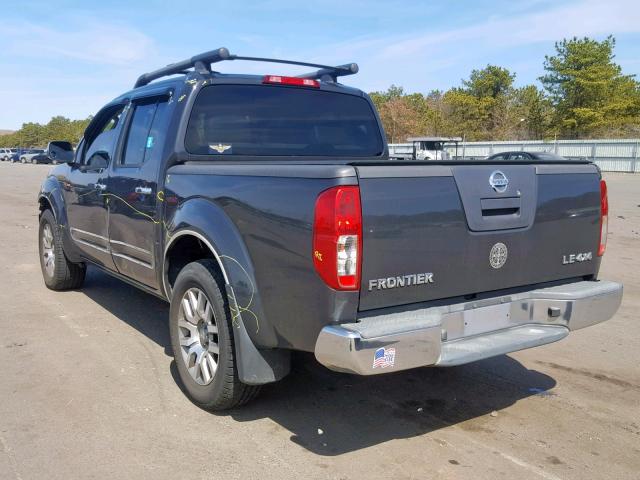 1N6AD0EV6AC427435 - 2010 NISSAN FRONTIER C GRAY photo 3