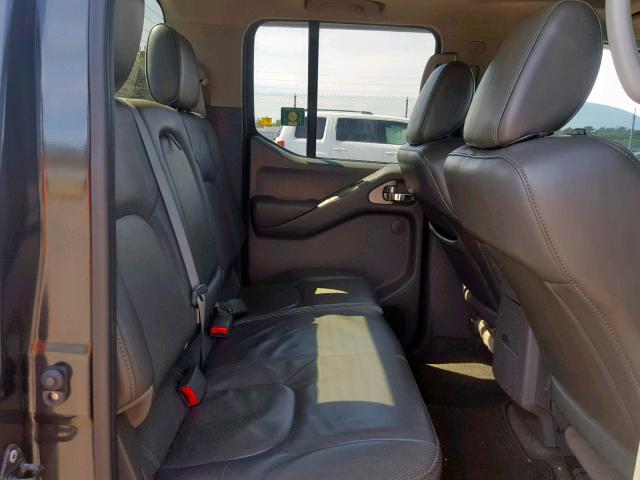 1N6AD0EV6AC427435 - 2010 NISSAN FRONTIER C GRAY photo 6