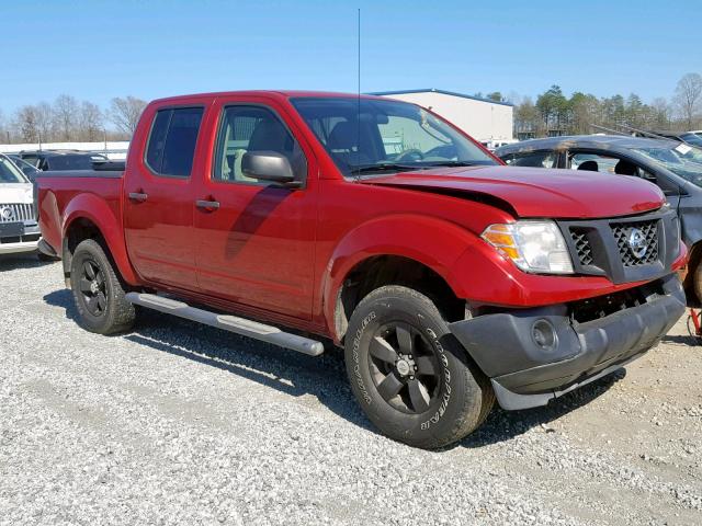 1N6AD0ER2AC432523 - 2010 NISSAN FRONTIER C RED photo 1