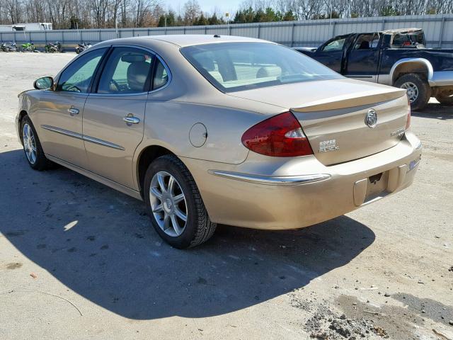 2G4WE537151254101 - 2005 BUICK LACROSSE C TAN photo 3