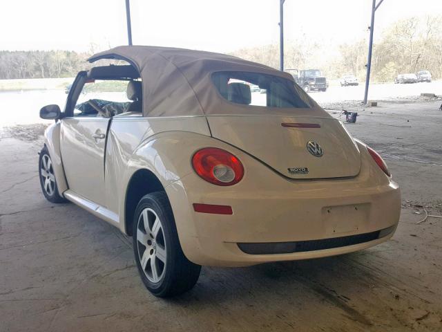 3VWRF31Y66M331101 - 2006 VOLKSWAGEN NEW BEETLE Beige Foto 3