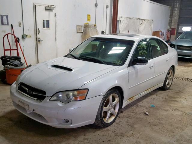 4S3BL676764203191 - 2006 SUBARU LEGACY GT WHITE photo 2