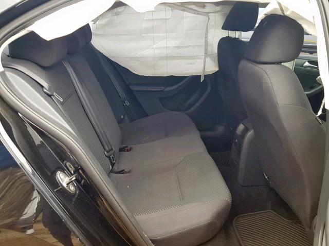 3VW2K7AJ8EM352540 - 2014 VOLKSWAGEN JETTA BASE BLACK photo 6