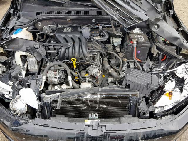 3VW2K7AJ8EM352540 - 2014 VOLKSWAGEN JETTA BASE BLACK photo 7