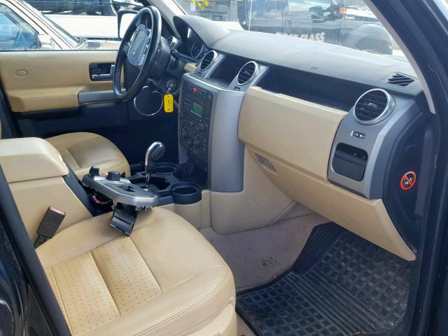 SALAE25458A444583 - 2008 LAND ROVER LR3 SE BLACK photo 5