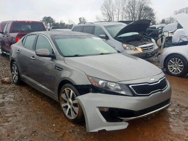 5XXGR4A67DG123071 - 2013 KIA OPTIMA SX GRAY photo 1